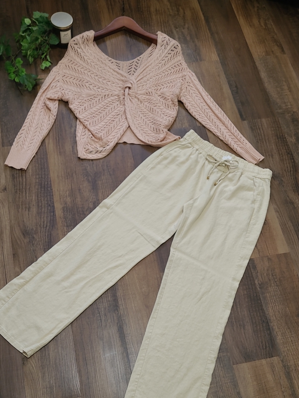 Love Tree Linen Blend Pants